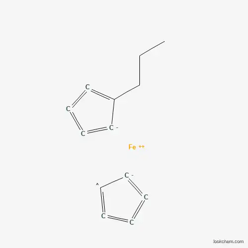 Molecular Structure of 1273-92-3 (Iron(2+) cyclopenta-2,3,4,5-tetraen-2-id-1-yl 5-propylcyclopenta-1,2,3,4-tetraen-1-ide (1/1/1))