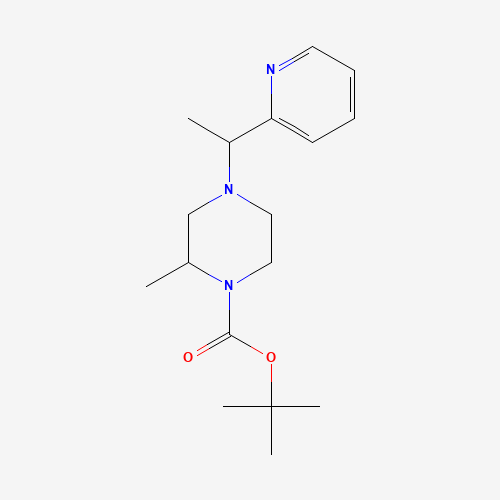 tert-Butyl 2-methyl-4-(1-(pyridin-2-yl)ethyl)piperazine-1-carboxylate