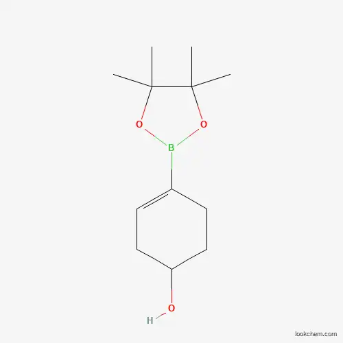 Molecular Structure of 1310384-24-7 (4-(4,4,5,5-Tetramethyl-1,3,2-dioxaborolan-2-yl)cyclohex-3-enol)