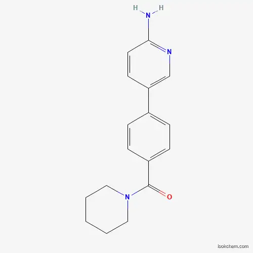 (4-(6-Aminopyridin-3-yl)phenyl)(piperidin-1-yl)methanone