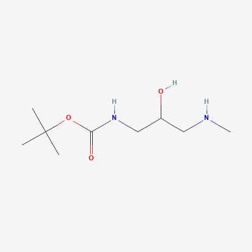 Molecular Structure of 1327336-47-9 (tert-butyl N-[2-hydroxy-3-(methylamino)propyl]carbamate)