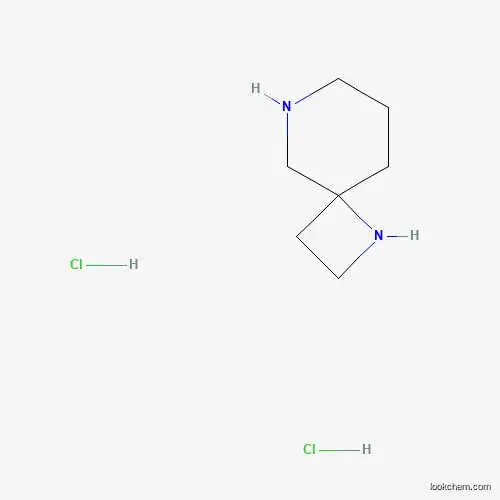 Molecular Structure of 1334499-65-8 (1,6-Diazaspiro[3.5]nonane dihydrochloride)