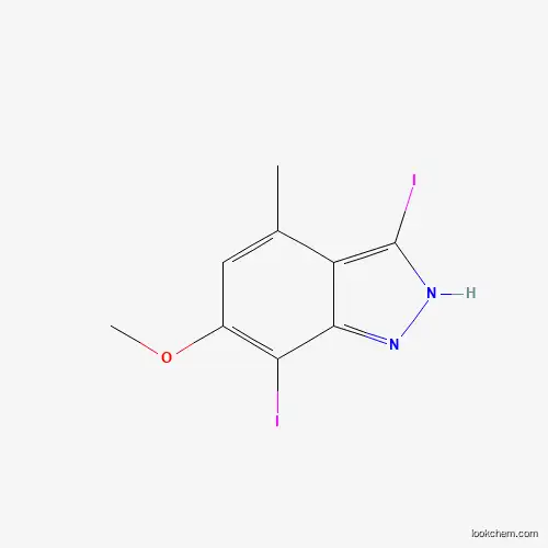 3,7-Diiodo-6-Methoxy-4-Methyl-1H-indazole