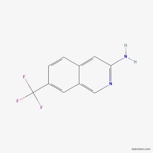 Molecular Structure of 1357945-05-1 (7-(Trifluoromethyl)isoquinolin-3-amine)