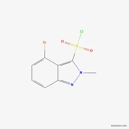 4-Bromo-2-methyl-2H-indazole-3-sulfonyl chloride