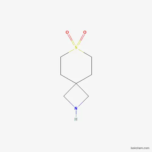 Molecular Structure of 1363381-31-0 (7-Thia-2-aza-spiro[3.5]nonane 7,7-dioxide)