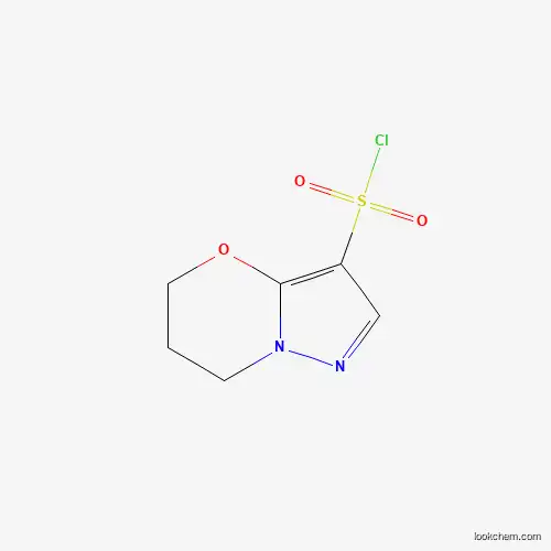 5H,6H,7H-Pyrazolo[3,2-b][1,3]oxazine-3-sulfonyl chloride