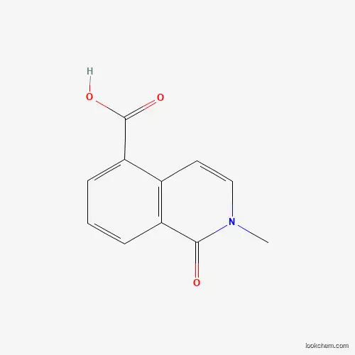 Molecular Structure of 1374651-81-6 (1,2-Dihydro-2-methyl-1-oxoisoquinoline-5-carboxylic acid)