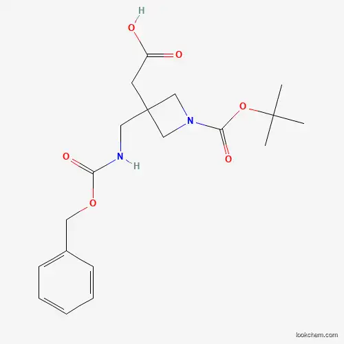 2-(3-((((Benzyloxy)carbonyl)amino)methyl)-1-(tert-butoxycarbonyl)azetidin-3-yl)acetic acid