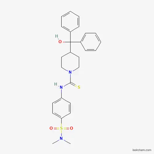 N-[4-[(디메틸아미노)술포닐]페닐]-4-(히드록시디페닐메틸)-1-피페리딘카르보티오아미드