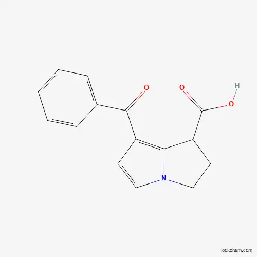 Molecular Structure of 1391052-68-8 ((+/-)-7-Benzoyl-2,3-dihydro-1H-pyrrolizine-1-carboxylic acid)