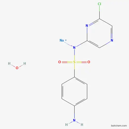 Molecular Structure of 1392129-96-2 (Sodium sulfachloropyrazine monohydrate)