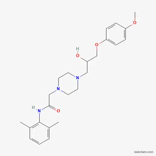 N-(2,6-Dimethylphenyl)-4-[2-hydroxy-3-(4-methoxyphenoxy)propyl]-1-piperazineacetamide