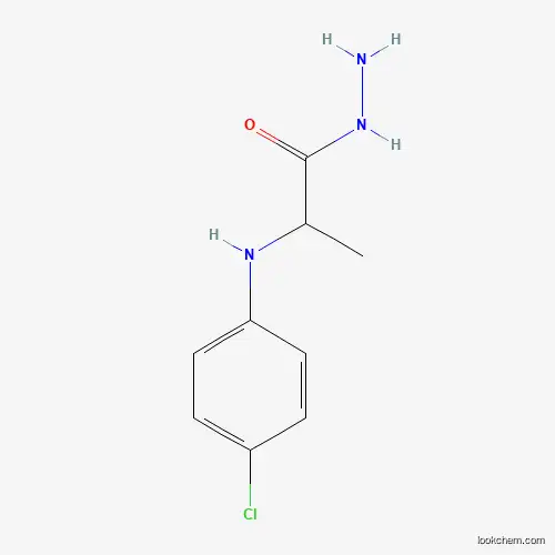 Molecular Structure of 1396979-05-7 (2-[(4-Chlorophenyl)amino]propanohydrazide)