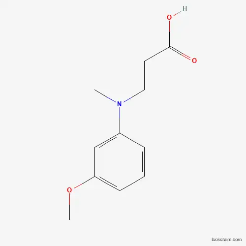 Molecular Structure of 14055-88-0 (3-[(3-Methoxy-phenyl)-methyl-amino]-propionic acid)