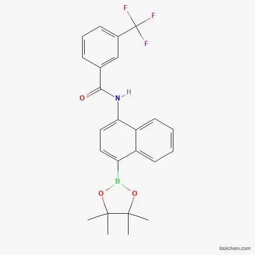 BenzaMide, N-[4-(4,4,5,5-tetraMethyl-1,3,2-dioxaborolan-2-yl)-1-naphthalenyl]-3-(trifluoroMethyl)-