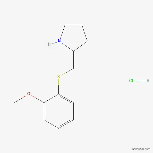 2-(((2-Methoxyphenyl)thio)methyl)pyrrolidine hydrochloride