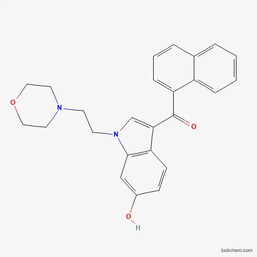 Molecular Structure of 1427325-76-5 (JWH 200 6-hydroxyindole metabolite)