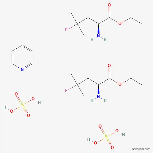 L-Leucine, 4-fluoro-, ethyl ester, compd. with pyridine, sulfate (2:1:2)