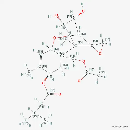 Molecular Structure of 1486469-92-4 (HT-2 Toxin 13C22)