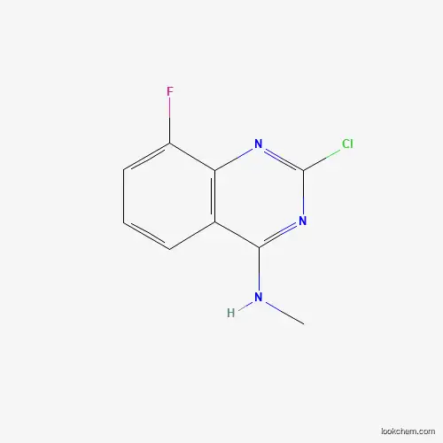 2-CHLORO-8-FLUORO-N-METHYLQUINAZOLIN-4-AMINE