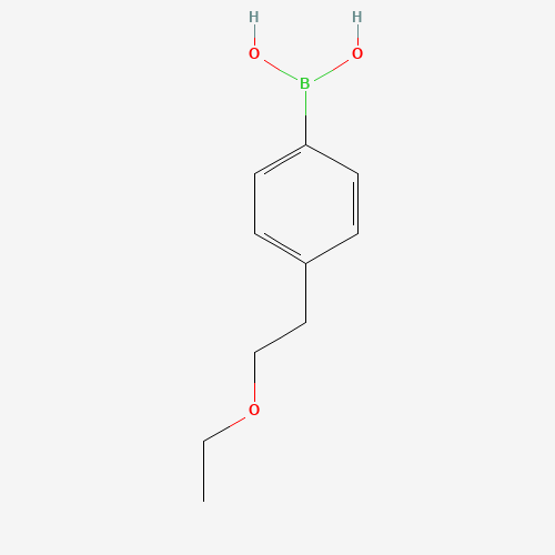 Molecular Structure of 160061-49-4 (Boronic acid, [4-(2-ethoxyethyl)phenyl]-)