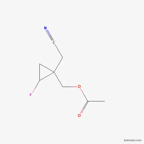 (1-(cyanomethyl)-2-fluorocyclopropyl)methyl acetate