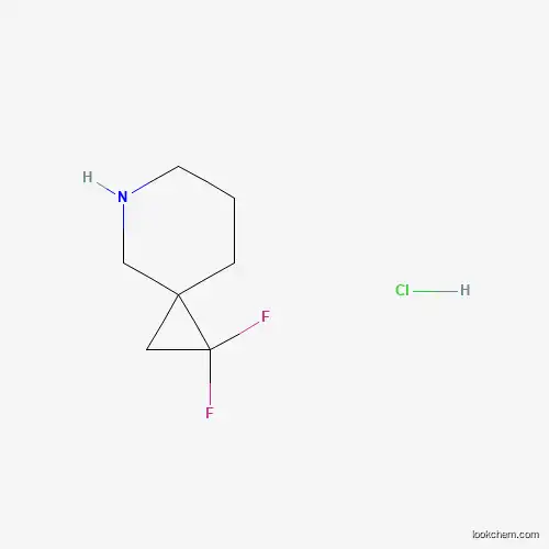 Molecular Structure of 1630906-35-2 (1,1-Difluoro-5-azaspiro[2.5]octane hydrochloride)