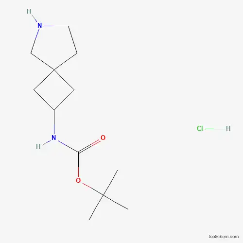 Molecular Structure of 1630906-42-1 (tert-Butyl 6-azaspiro[3.4]octan-2-ylcarbamate hydrochloride)