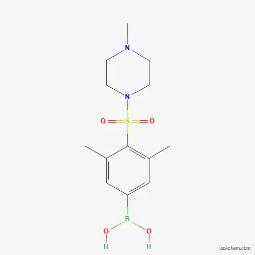 (3,5-diMethyl-4-((4-Methylpiperazin-1-yl)sulfonyl)phenyl)boronic acid