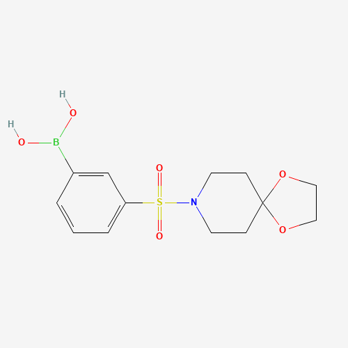 (3-(1,4-dioxa-8-azaspiro[4.5]decan-8-ylsulfonyl)phenyl)boronic acid