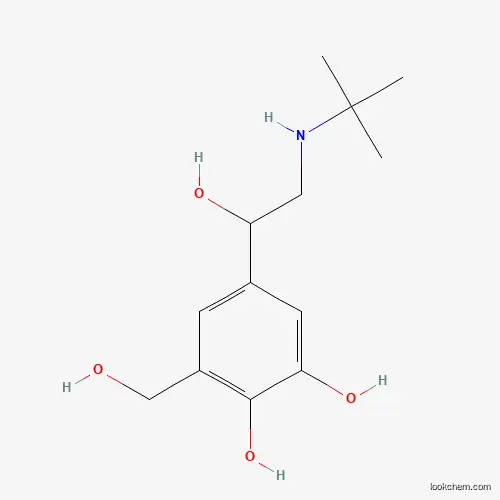 Molecular Structure of 182676-90-0 (alpha(((1,1-Dimethylethyl)amino)methyl)-4,5-dihydroxy-1,3-benzenedimethanol)