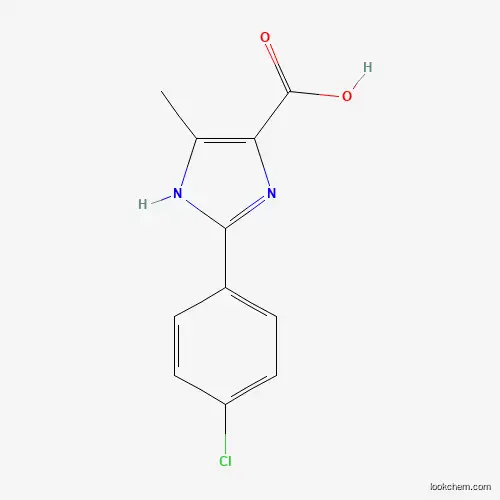 Molecular Structure of 187999-46-8 (2-(4-chlorophenyl)-5-methyl-1H-imidazole-4-carboxylic acid)