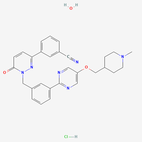 Molecular Structure of 1946826-82-9 (Tepotinib Hydrochloride Hydrate)