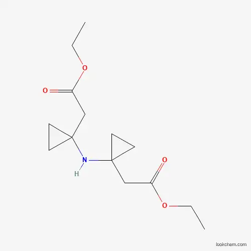 ethyl 2-(1-{[1-(2-ethoxy-2-oxoethyl)cyclopropyl]amino}cyclopropyl)acetate