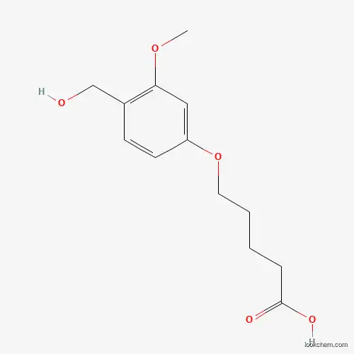 Molecular Structure of 213024-57-8 (5-(4-Hydroxymethyl-3-methoxyphenoxy)valeric acid)