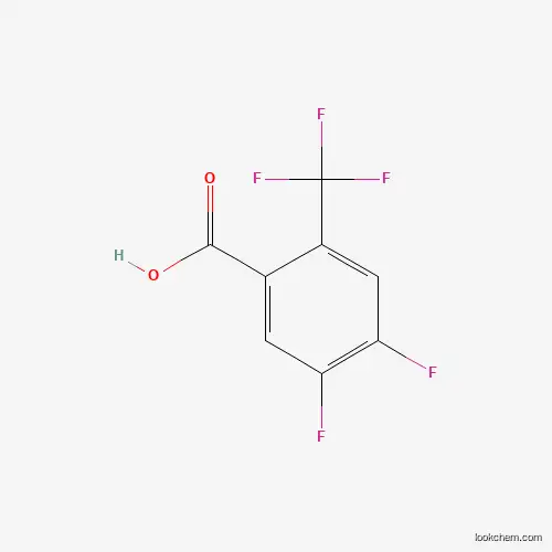 Molecular Structure of 261945-13-5 (4,5-Difluoro-2-(trifluoromethyl)benzoic acid)