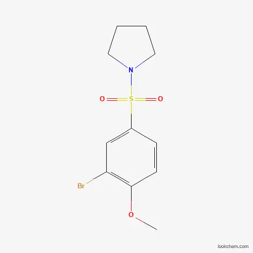 1-((3-bromo-4-methoxyphenyl)sulfonyl)pyrrolidine