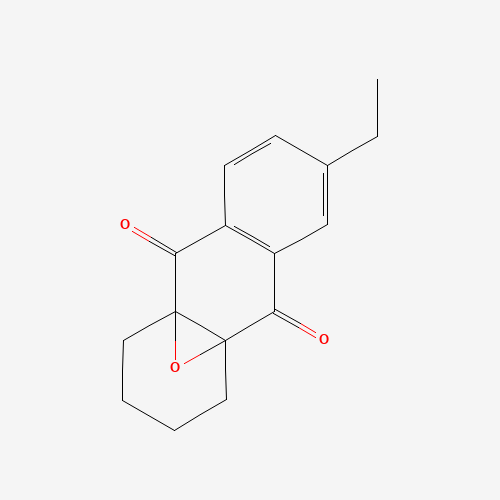5-ethyl-15-oxatetracyclo[8.4.1.0^{1,10}.0^{3,8}]pentadeca-3(8),4,6-triene-2,9-dione CAS No.35301-66-7