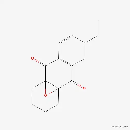 Molecular Structure of 35301-66-7 (4a,9a-Epoxy-6-ethyl-1,2,3,4-tetrahydroanthraquinone)