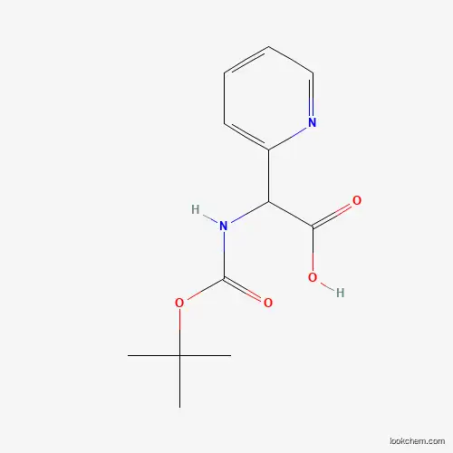 2-((tert-Butoxycarbonyl)amino)-2-(pyridin-2-yl)acetic acid