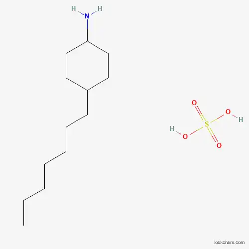 Molecular Structure of 38793-05-4 (Sulfuric acid--4-heptylcyclohexan-1-amine (1/1))