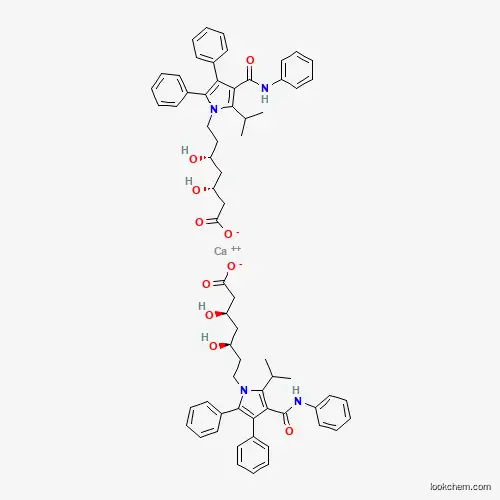 ((3R,5R)-3,5-dihydroxy-7-(2-isopropyl-4,5-diphenyl-3- (phenylcarbamoyl)-1H-pyrrol-1-yl)heptanoate) calcium(II)