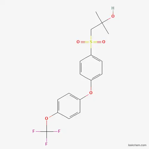 2-PROPANOL, 2-METHYL-1-[[4-[4-(TRIFLUOROMETHOXY)PHENOXY]PHENYL]SULFONYL]-