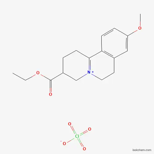 Molecular Structure of 4630-24-4 (3-(Ethoxycarbonyl)-9-methoxy-1,2,3,4,6,7-hexahydropyrido[2,1-a]isoquinolin-5-ium perchlorate)
