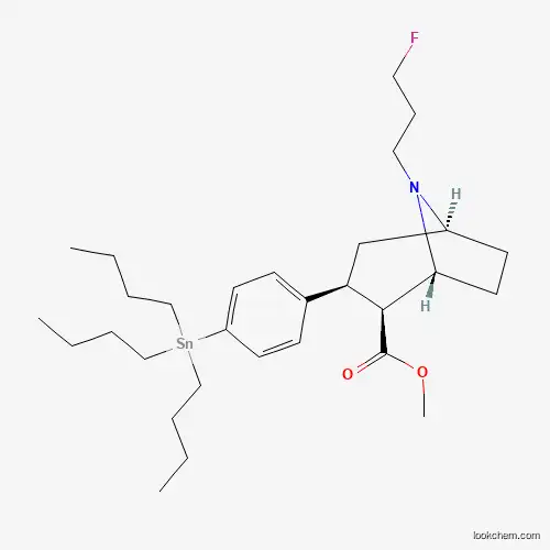 N-3-Fluoropropyl-2β-carbomethoxy-3β-(4-tributyltin)nortropane