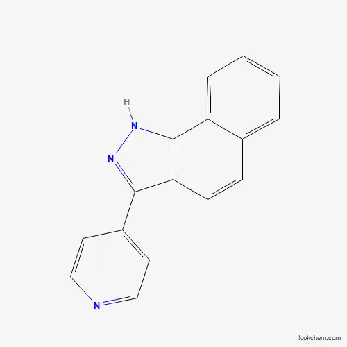 Molecular Structure of 54569-85-6 (3-(Pyridin-4-yl)-2H-benzo[g]indazole)