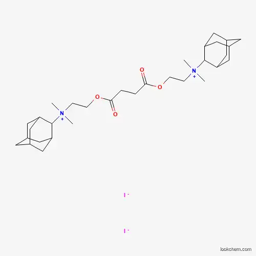 2-adamantyl-[2-[4-[2-[2-adamantyl(dimethyl)azaniumyl]ethoxy]-4-oxobutanoyl]oxyethyl]-dimethylazanium diiodide