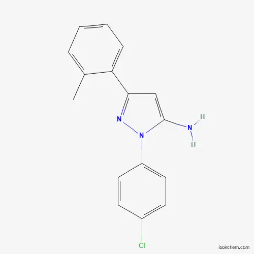 1-(4-CHLOROPHENYL)-3-O-TOLYL-1H-PYRAZOL-5-AMINE