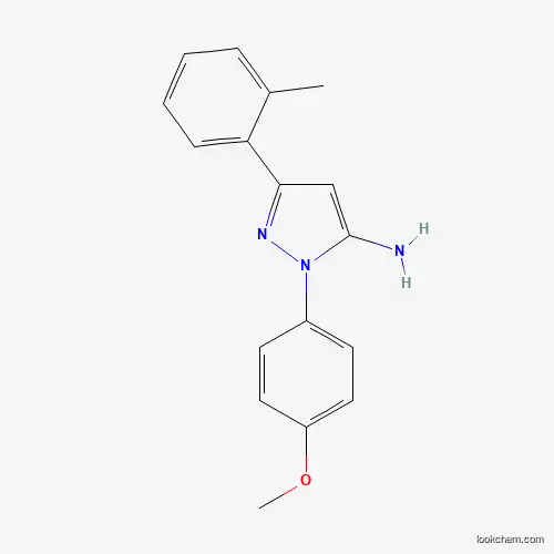 1-(4-METHOXYPHENYL)-3-O-TOLYL-1H-PYRAZOL-5-AMINE
